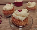 A picture of step 5 of Othmaliyeh Kunafa with Homemade Cream.