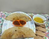 A picture of step 6 of Podi masala Dosa.