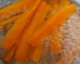 A picture of step 1 of Chicken Steak with stir fried Vegetables.