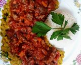 Foto del paso 5 de la receta: Alverjitas partidas con salsa bolognesa.🇵🇪