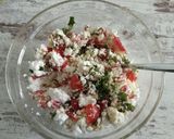 Φωτογραφία βήματος 7 της συνταγής Πιπεριές Φλωρίνης με φέτα, ανθότυρο και μυρωδικά 🌶🌶🌶