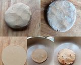 A picture of step 3 of Quinoa Flour Roti.
