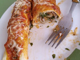 Canelones de espinaca o acelga