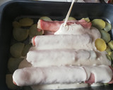 Foto del paso 3 de la receta: Puerros con bacon a la bechamel gratinados