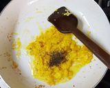 A picture of step 1 of Corn Halwa.