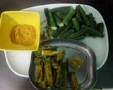 A picture of step 1 of #हरे चटपटी भिंडी.