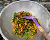 Foto langkah ke 4 dari resep Oseng Kacang Panjang dan Tempe.