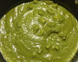 A picture of step 12 of Palak paneer.