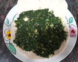 Foto del paso 3 de la receta Quesadilla de espinacas, cebolla y queso