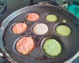 A picture of step 4 of Independence day special - Tricolour appe with natural vegetable colour.