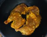 A picture of step 1 of Chicken Tikka Karahi.