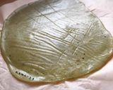 A picture of step 12 of Yomogi Mochi.