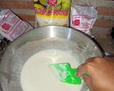 Foto langkah ke 4 dari resep Kue Mangkuk Pandan.