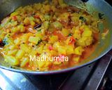 A picture of step 7 of Bottlegourd Lauki Dudhi Tadka with Nigella seeds kalonji.