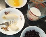 A picture of step 1 of Blueberry and banana muffins.