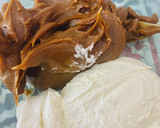 Foto del paso 3 de la receta: TORTA CEBRA DE PIONONO CON DULCE DE LECHE Y CREMA CHOCOTORTA 🤩😋😋👏❤️