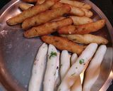 A picture of step 8 of Cheesy Semolina Fingers.