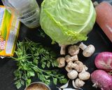 A picture of step 1 of Cabbage Rolls.