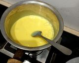 A picture of step 1 of Diet custard with diet cake.
