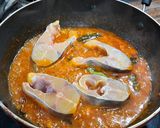 A picture of step 8 of Malabar-style Kerala Fish Curry.