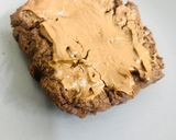 A picture of step 6 of Nutella brownie in microwave 1 minute.