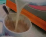 A picture of step 3 of Traditional hand whisked coffee or dalgona.