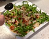 Foto del paso 3 de la receta Entrante de Navidad: Carpaccio de bacalao con vinagreta de Módena