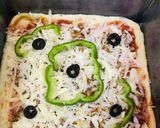 A picture of step 4 of Roasted meaty pizza.