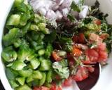 Pita Bread Chick Pea Kidney bean filling with Tzatziki sauce recipe step 13 photo