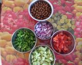 A picture of step 2 of Chickpea Salad.