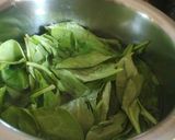 A picture of step 2 of Palak paneer.