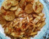 A picture of step 7 of Sweet potato chips/wafers.