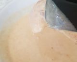 A picture of step 3 of My 2 different flavours for battered chicken. Chilli & BBQ.