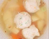 Foto langkah ke 3 dari resep Sup Bola bola Ayam.