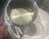 A picture of step 4 of Sweet tahini cake with tahini glaze.