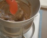 A picture of step 7 of No-Bake! Chocolate Cheesecake.