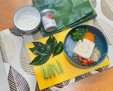 Foto langkah ke 1 dari resep Nasi Bakar Teri Kemangi (Mpasi 8m+).