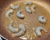 Foto del paso 4 de la receta: Risotto con champiñones, bacon y langostinos