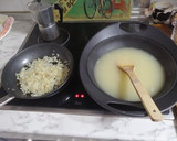 Foto del paso 2 de la receta: Risotto de champiñones, pollo y jamón🍄🍗🐽