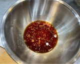 A picture of step 1 of Japanese style spicy fried chicken wings.