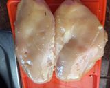 Foto del paso 1 de la receta: Rollos de pechuga de pollo a la hawaiana