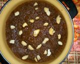 A picture of step 7 of Moong dal halwa.