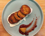 Foto del paso 10 de la receta: Berenjenas empanadas con salsa fina creamy de McDonald’s, membrillo y mermelada de fresa