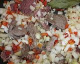 Foto del paso 3 de la receta: Ravioles con salsa portuguesa y carne