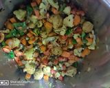 A picture of step 7 of Vegetable Pulao.