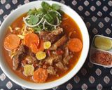 Hình bước làm 5 của món MÌ bò kho