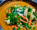 A picture of step 7 of Vegetable Kolhapuri.