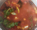 Foto del paso 6 de la receta: Caldo de filete de pescado al chile ancho