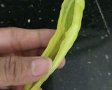 A picture of step 2 of Hyderabadi mirch salan.