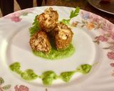 A picture of step 4 of Soya cheese roll.